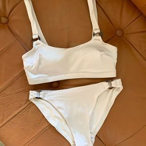 H&M champagne colored bikini